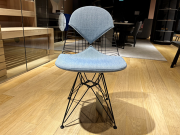 VITRA - WIRE CHAIR DKR 2 BASIC DARK - Steel chair with integrated cushion by In Stock - view 3